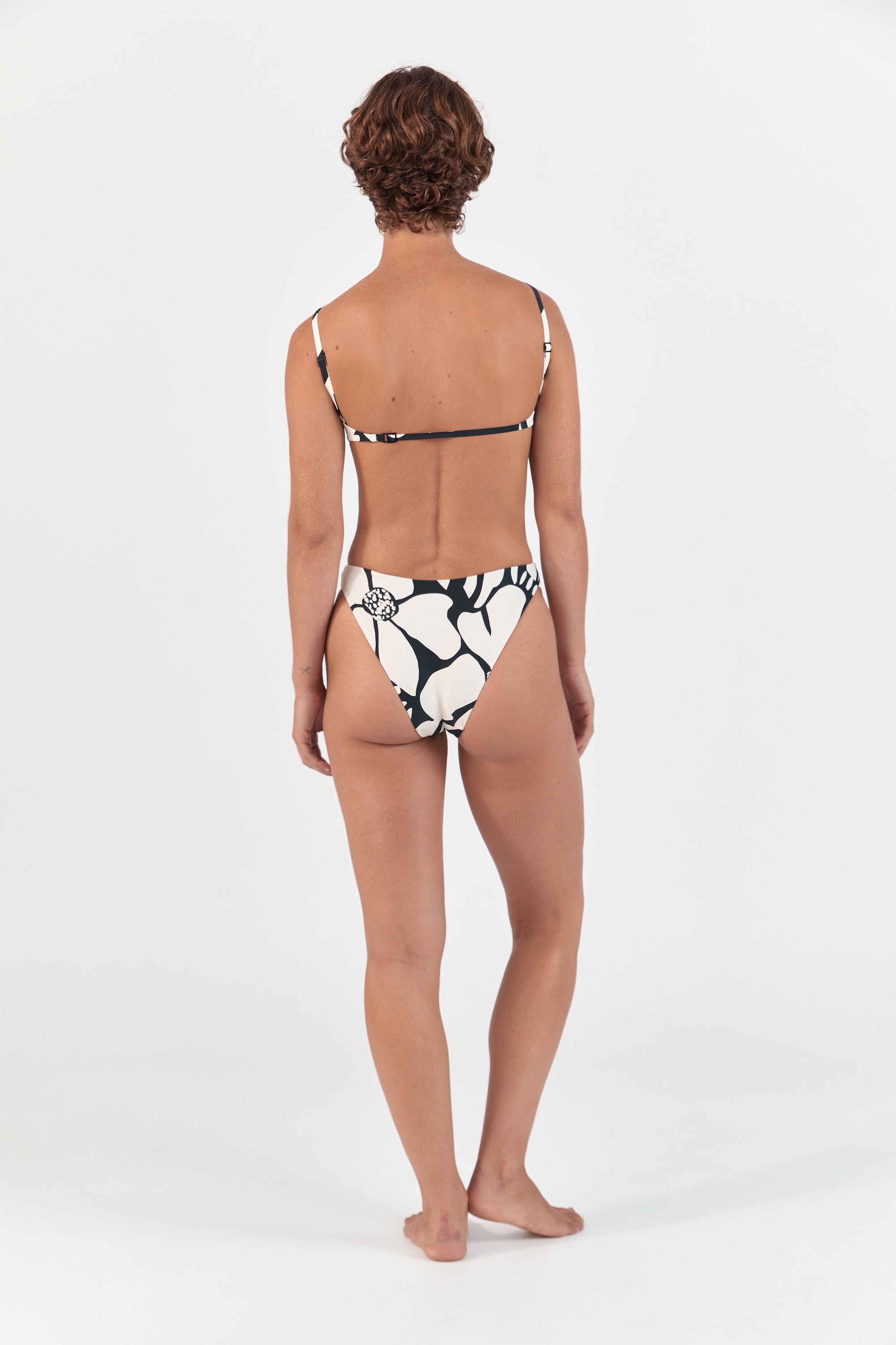  Ziah Luxury Sustainable Swimwear Ready to Wear Classic High Waist Bottom Magnolia