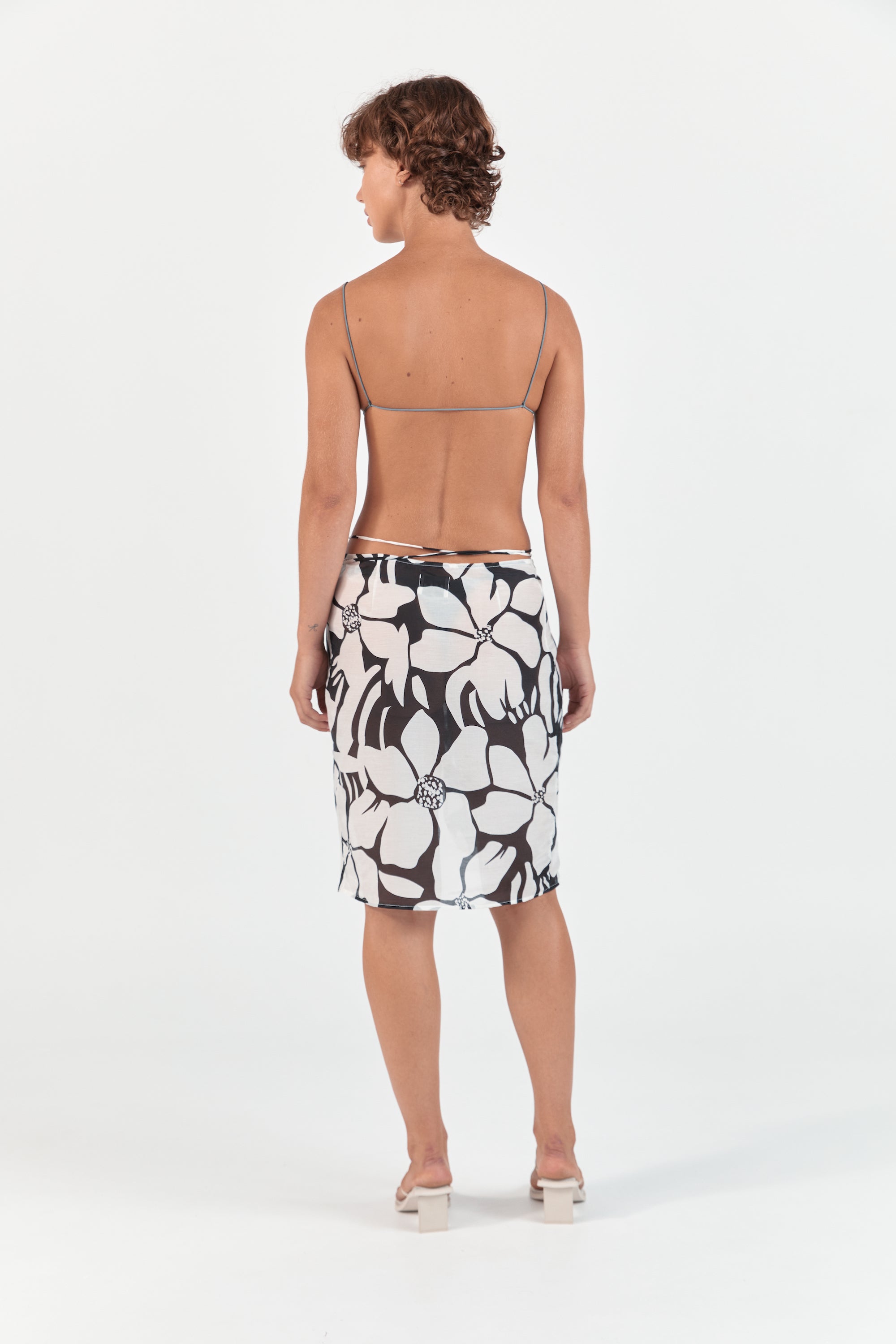  Ziah Luxury Sustainable Swimwear Ready to Wear Silk Wrap Skirt