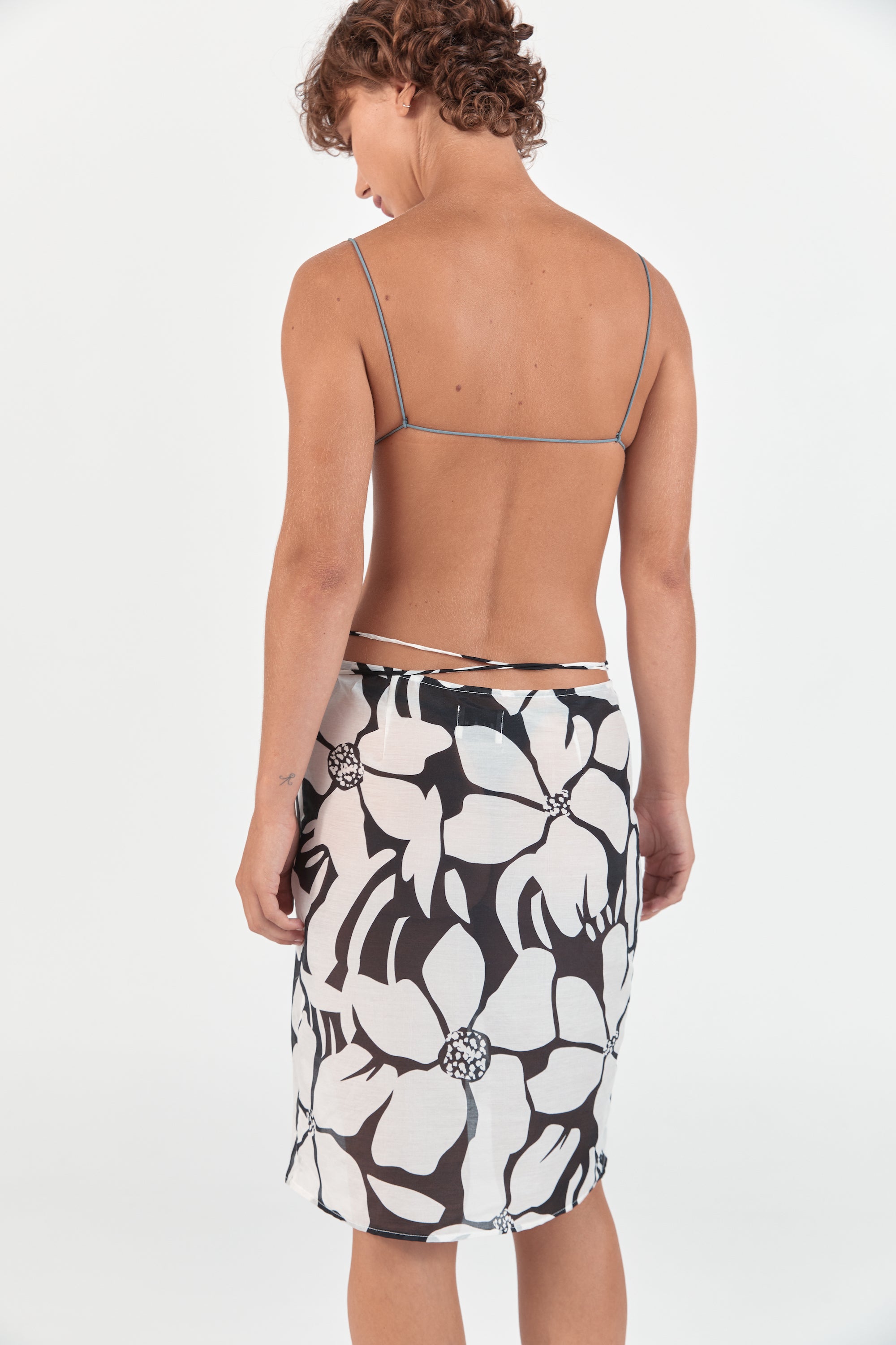  Ziah Luxury Sustainable Swimwear Ready to Wear Silk Wrap Skirt