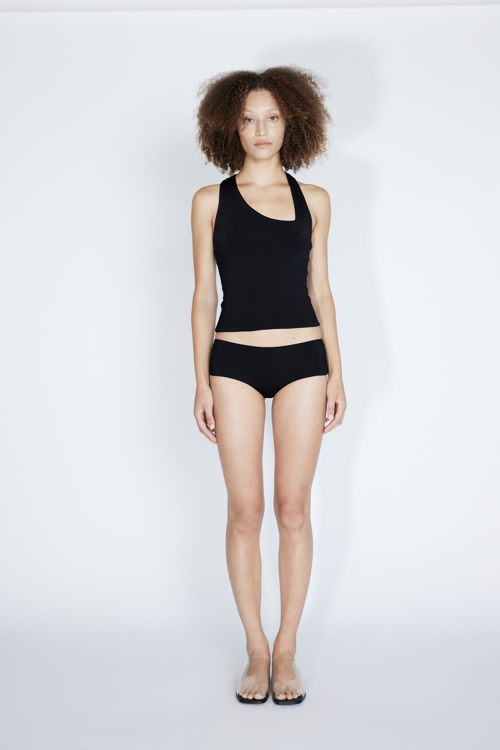 Low Waist Swim Shorts | Black